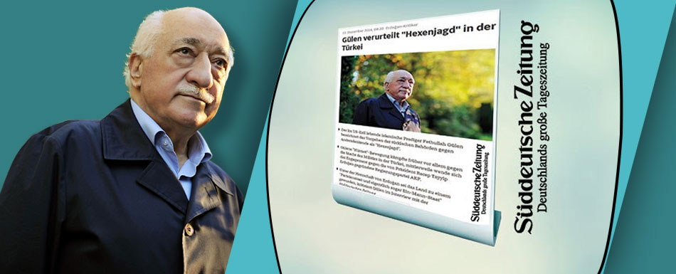 Interview Süd-Deutsche Zeitung: Fethullah Gülen veroordeelt de ‘heksenjacht’ in Turkije
